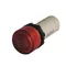 Cicalino monoblocco 24V AC/DC, luminoso, rosso