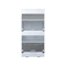 CIMA 4xRJ plate with slant shields for aluminum MD adapters
