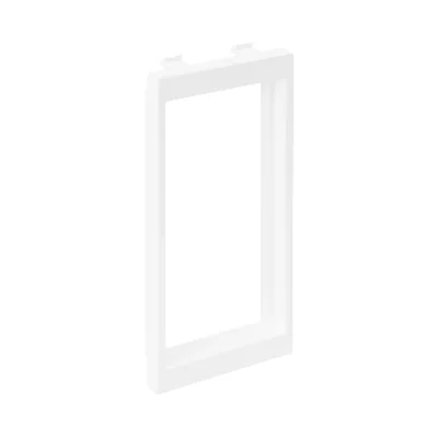 CIMA adapter for 2 K45 screwless sockets (45x45mm), pure white