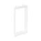 CIMA adapter for 2 K45 screwless sockets (45x45mm), pure white