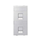 CIMA keystone 2x flat universal board with aluminum covers