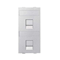 CIMA keystone 2x flat universal board with aluminum covers