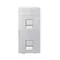 CIMA keystone 2x plano, universal con cubiertas de aluminio