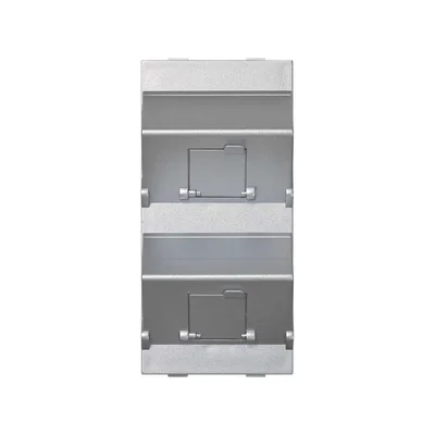 CIMA plate for MD adapters 2x diagonal with aluminum covers