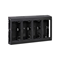 CIMA PRO 4-module surface-mounted housing 8xK45 without side covers, graphite gray