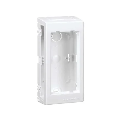 CIMA PRO custodia da parete 1 modulo 2xK45 senza coperture laterali bianco puro