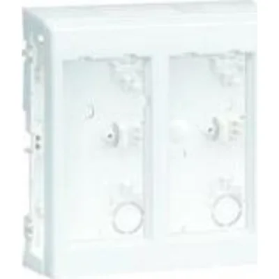 CIMA PRO custodia da parete 2 moduli 4xK45 senza coperture laterali bianco puro