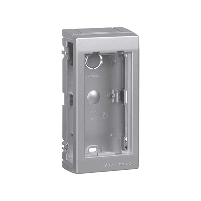CIMA PRO Obudowa natynkowa 1-modułowa 2xK45 bez pokryw bocznych aluminium
