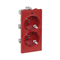 CIMA toma doble schuko 2x230V 16A rojo