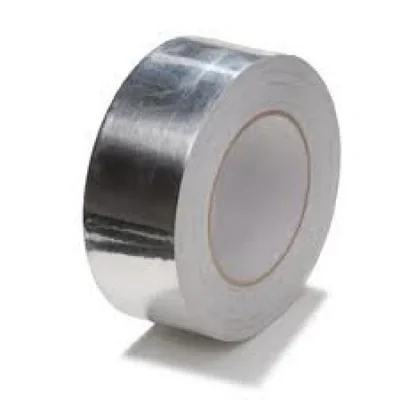 Cinta autoadhesiva de aluminio con resistencia a temperaturas de hasta 150 °C; rollo de 55 m x 50 mm.