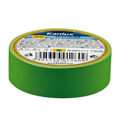 Cintas aislantes eléctricas autoadhesivas IT-1/20 VERDE