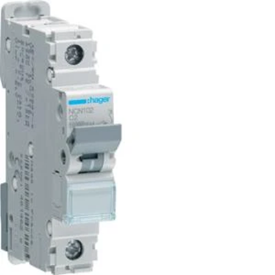 Circuit breaker 10kA C unipolar 2A