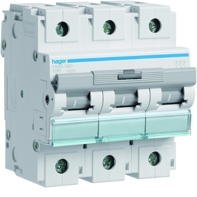 Circuit breaker 15kA 3P B 80A