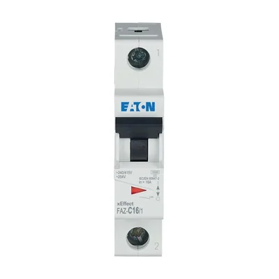 Circuit breaker, 16A, 1 pole, FAZ-C16/1