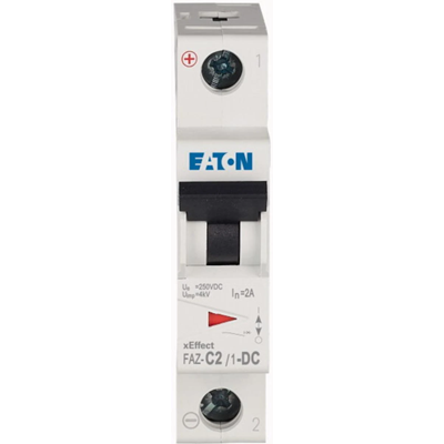 Circuit breaker, 2A, 1 pole, FAZ-C2/1-DC