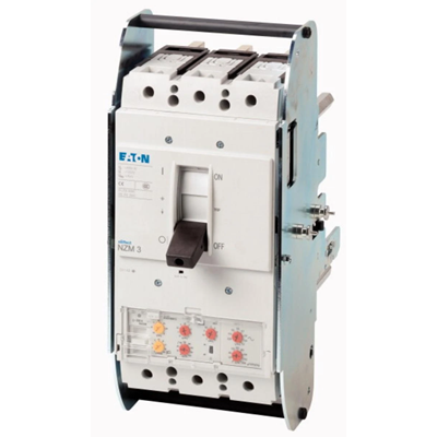 Circuit breaker, 3-pole, 400A, 150kA, Installation, cable, selective and generator protection earth fault protection, plug-in