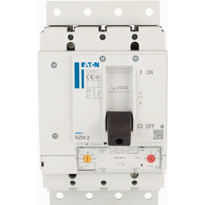 Circuit breaker, 4-pole, 200A, 150kA, installation and cable protection, plug-in insert