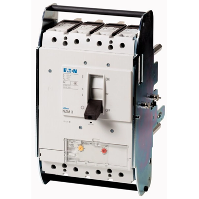 Circuit breaker, 4-pole, 400A, 150kA, installation and cable protection, plug-in