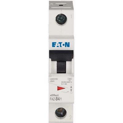 Circuit breaker, 4A, 1 pole, FAZ-B4/1