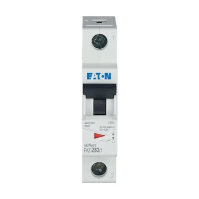 Circuit breaker, 63A, 1 pole, FAZ-Z63/1