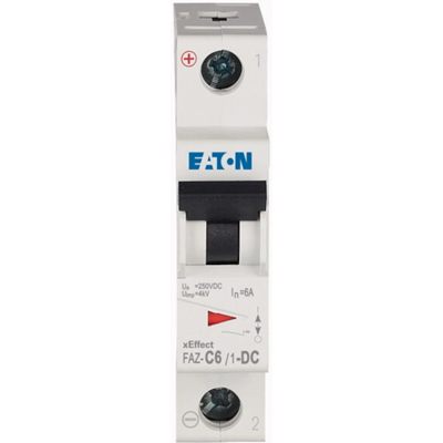 Circuit breaker, 6A, 1 pole, FAZ-C6/1-DC