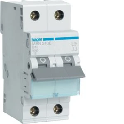 Circuit breaker 6kA B two-speed 10A