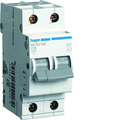 Circuit breaker 6kA C two-speed 16A