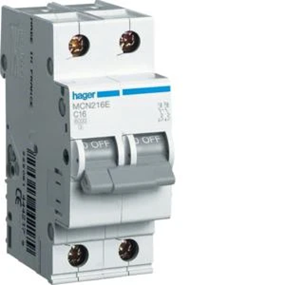 Circuit breaker 6kA C two-speed 16A