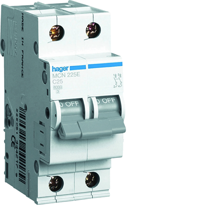 Circuit breaker 6kA C two-speed 25A