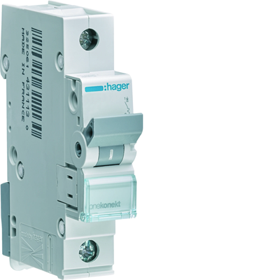 Circuit breaker 6kA C unipolar 1A