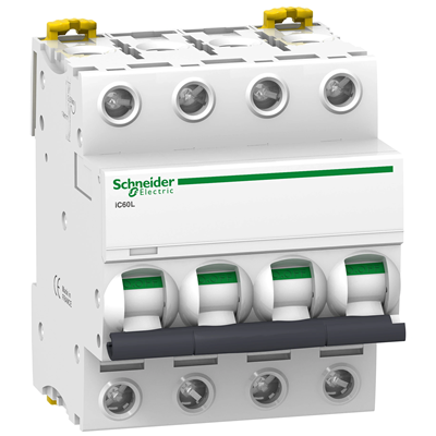 Circuit breaker C 1A 4-pole
