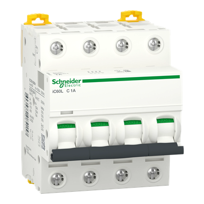 Circuit breaker C 1A 4-pole
