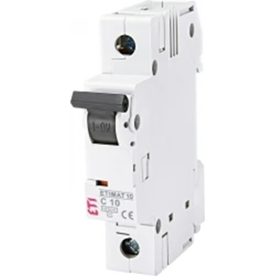 Circuit breaker ETIMAT10 1P 10kA C 10A