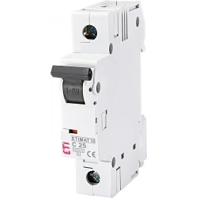 Circuit breaker ETIMAT10 1P 10kA C 25A