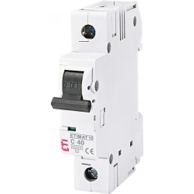 Circuit breaker ETIMAT10 1P 10kA C 40A