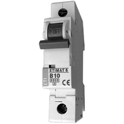 Circuit breaker ETIMAT10 1P 6kA C 50A