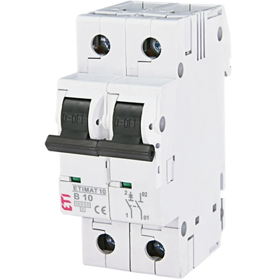 Circuit breaker ETIMAT10 1P+N 10kA B 10A