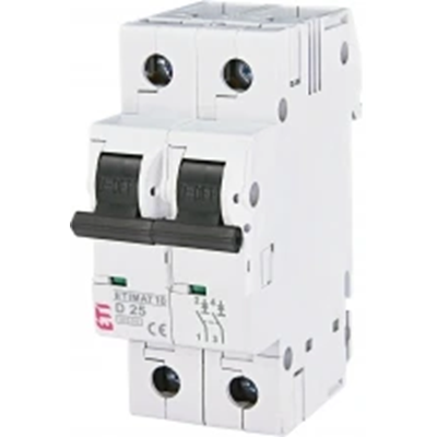 Circuit breaker ETIMAT10 2P 10kA D 25A