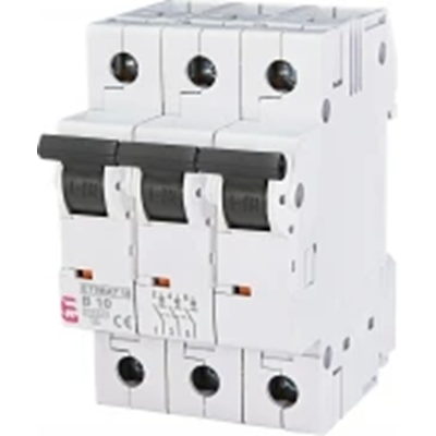 Circuit breaker ETIMAT10 3P 10kA B 10A