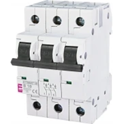 Circuit breaker ETIMAT10 3P 10kA B 10A