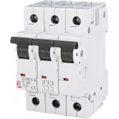 Circuit breaker ETIMAT10 3P 6kA C 50A