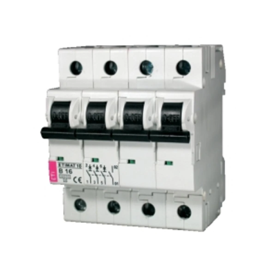 Circuit breaker ETIMAT10 3P+N 10kA B 25A