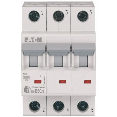 Circuit breaker HN-B50/3 50A 3P 6kA B 230V IP20 type AC