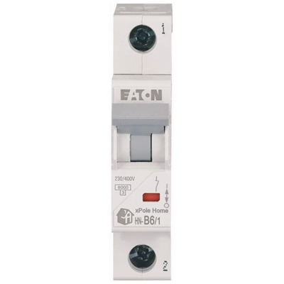 Circuit breaker HN-B6/1 6A 1P 6kA B 230V IP20 type AC