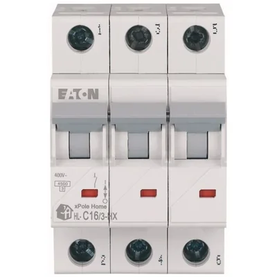Circuit breaker HN-C16/3 16A 3P 6kA C 230V IP20 type AC