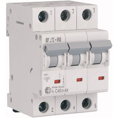 Circuit breaker HN-C40/3 40A 3P 6kA C 230V IP20 type AC
