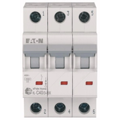 Circuit breaker HN-C40/3 40A 3P 6kA C 230V IP20 type AC