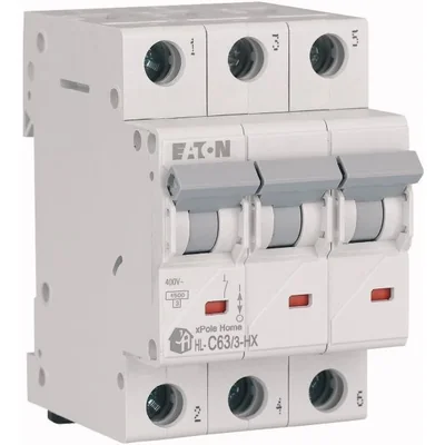 Circuit breaker HN-C63/3 63A 3P 6kA C 230V IP20 type AC
