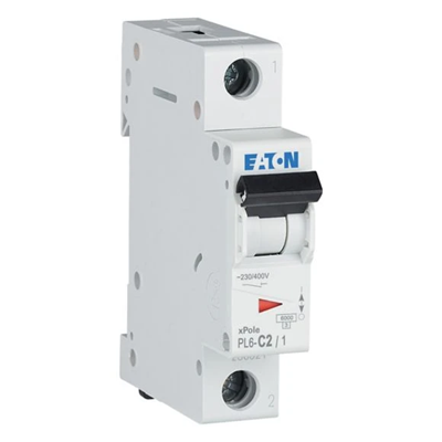 Circuit breaker PL6-C2/1 2A 1P 6kA C 230V IP20