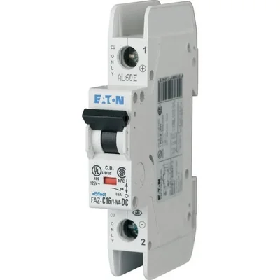Circuit breaker version NA DC 1-pole, 16A, C-Char